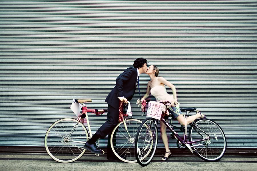 bicycle wedding a cup of jo