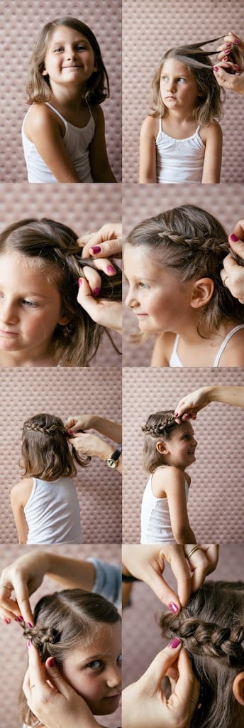 Easy DIY Crown Braid - Cute Girls Hairstyles