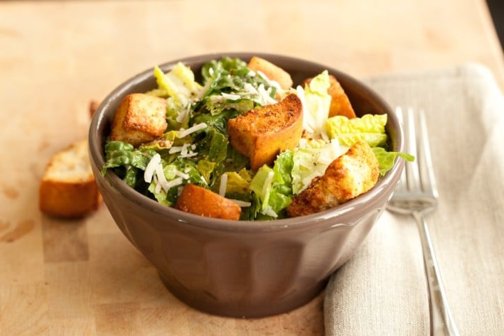 The Best Caesar Salad With A New Dressing Cup Of Jo   Best Caesar Salad 725x484 