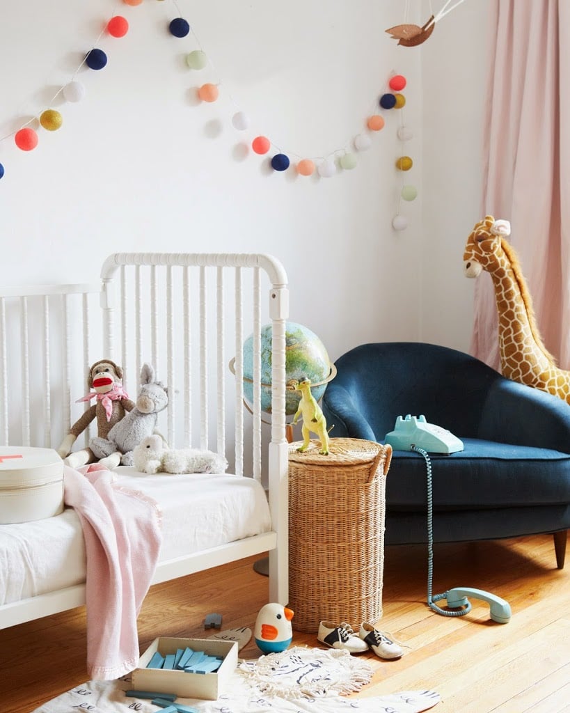 string lights in nursery