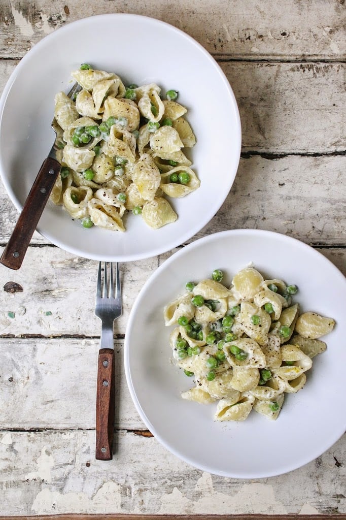 Recipe Boursin Pasta With Spring Peas