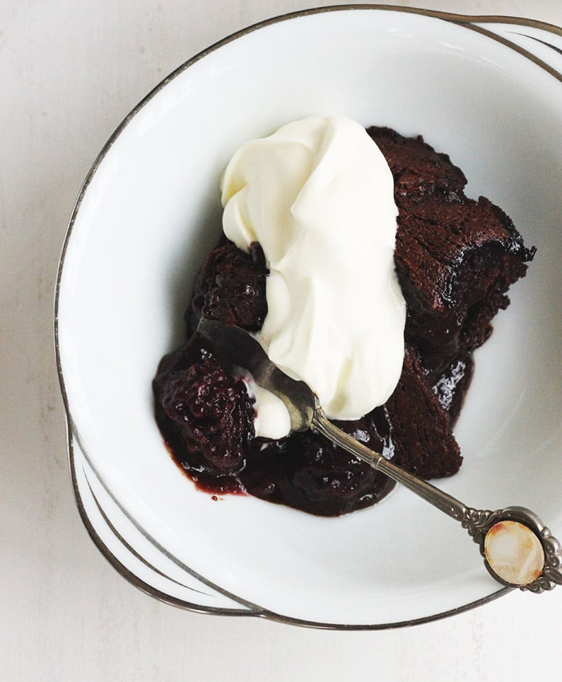 Chocolate Blackberry Pudding A Cup of Jo