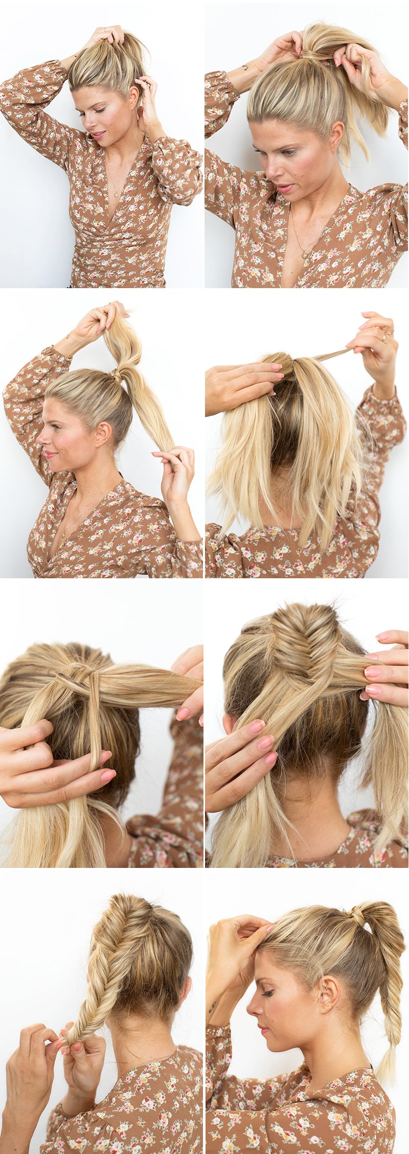 how to make a fishtail braid