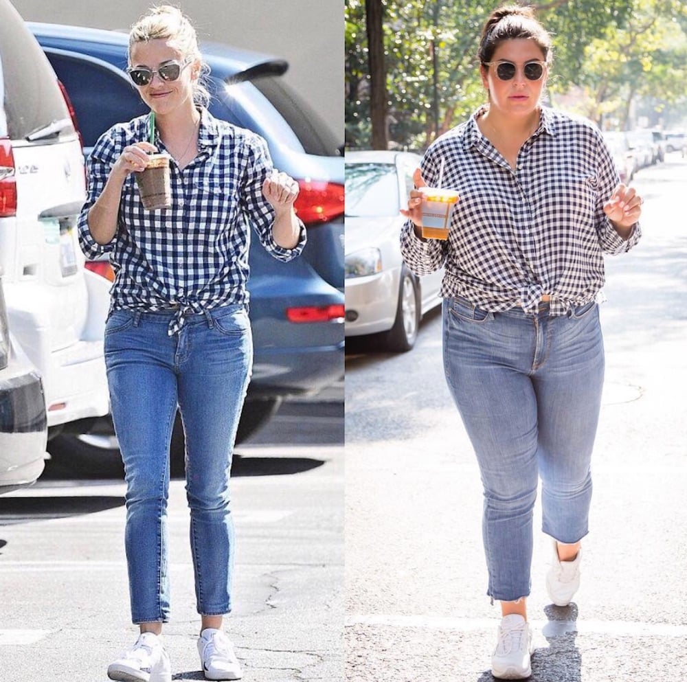 Celebrity fashion - plus size blogger recreates best celeb looks