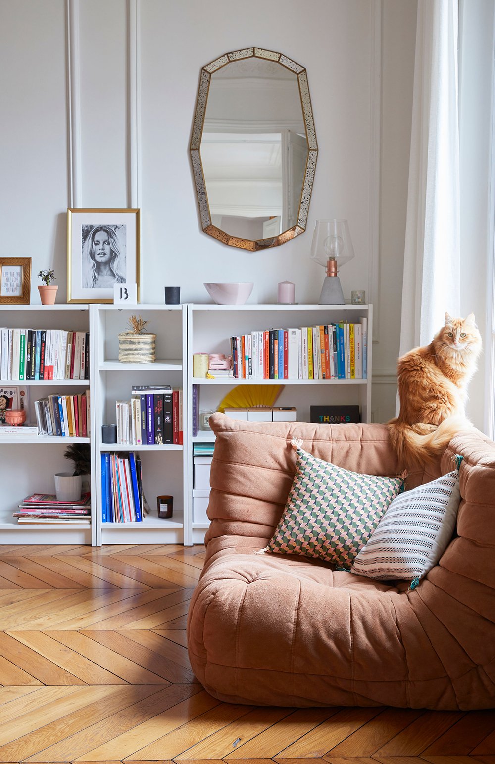 This Parisian Apartment Will Make You Want A Velvet Sofa A Cup Of Jo