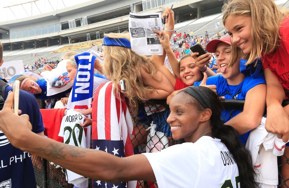 USWNT's versatile Crystal Dunn readies for first World Cup after being last  cut in 2015