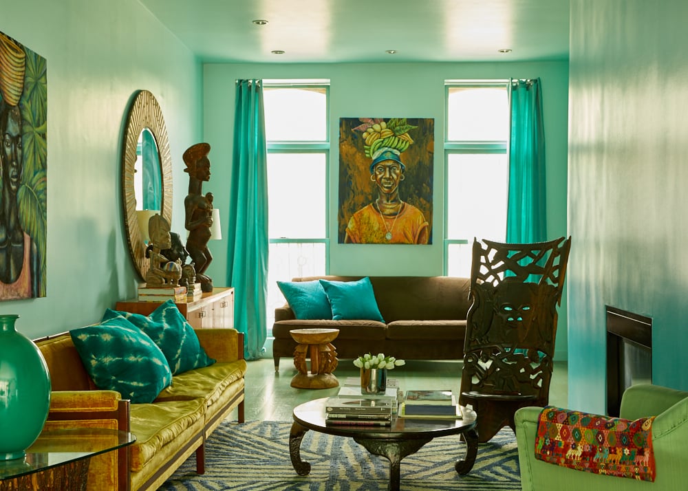 Malene Barnett's Colorful House Tour in Brooklyn