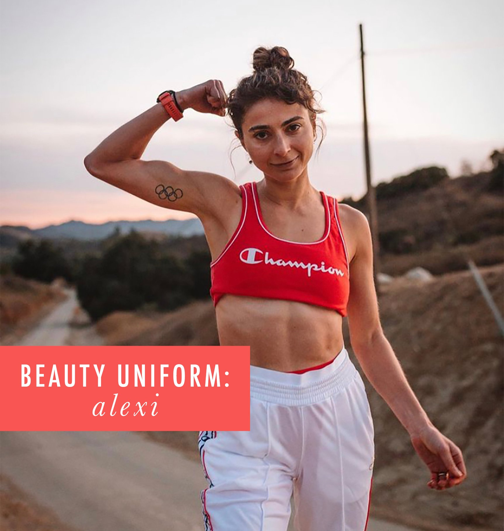 Champion Sports Bra Red