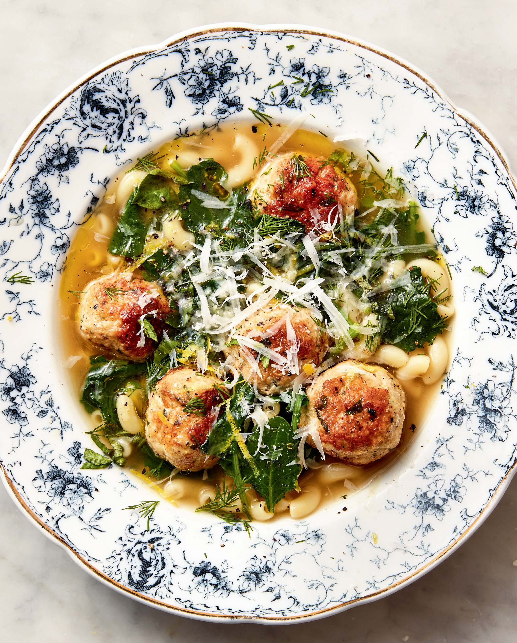 Healthier Italian Wedding Soup with Lemon and Garlic. - Half Baked Harvest