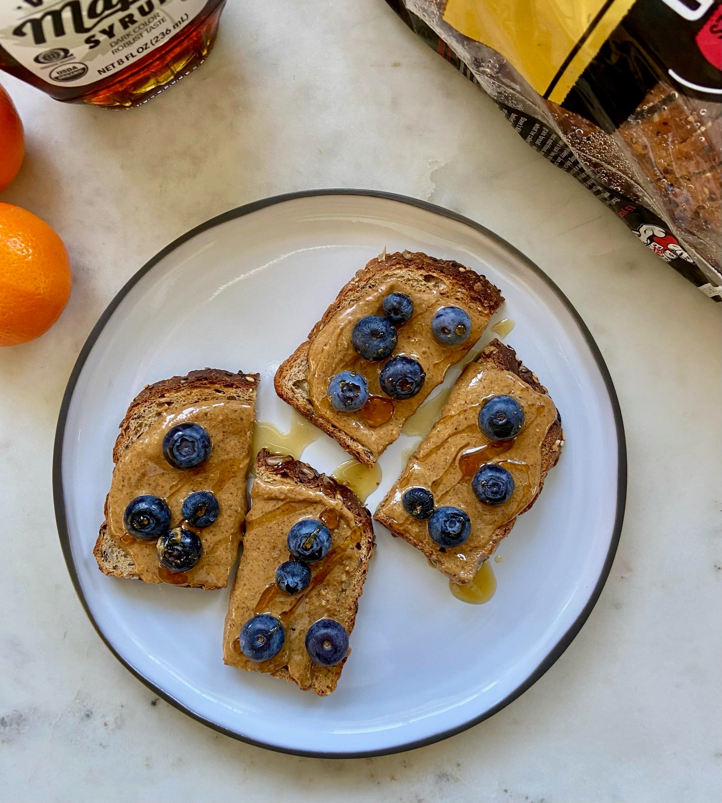 No Sugar Added Blueberry Almond Overnight Oats - Budget Bytes