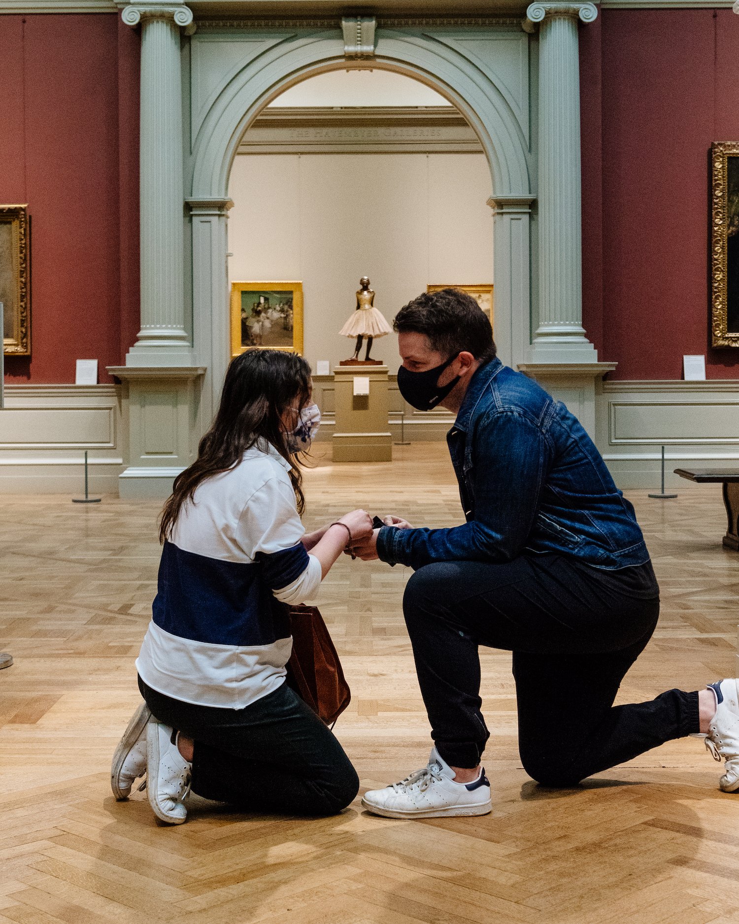 metropolitan museum marriage proposal John Januzzi Alex