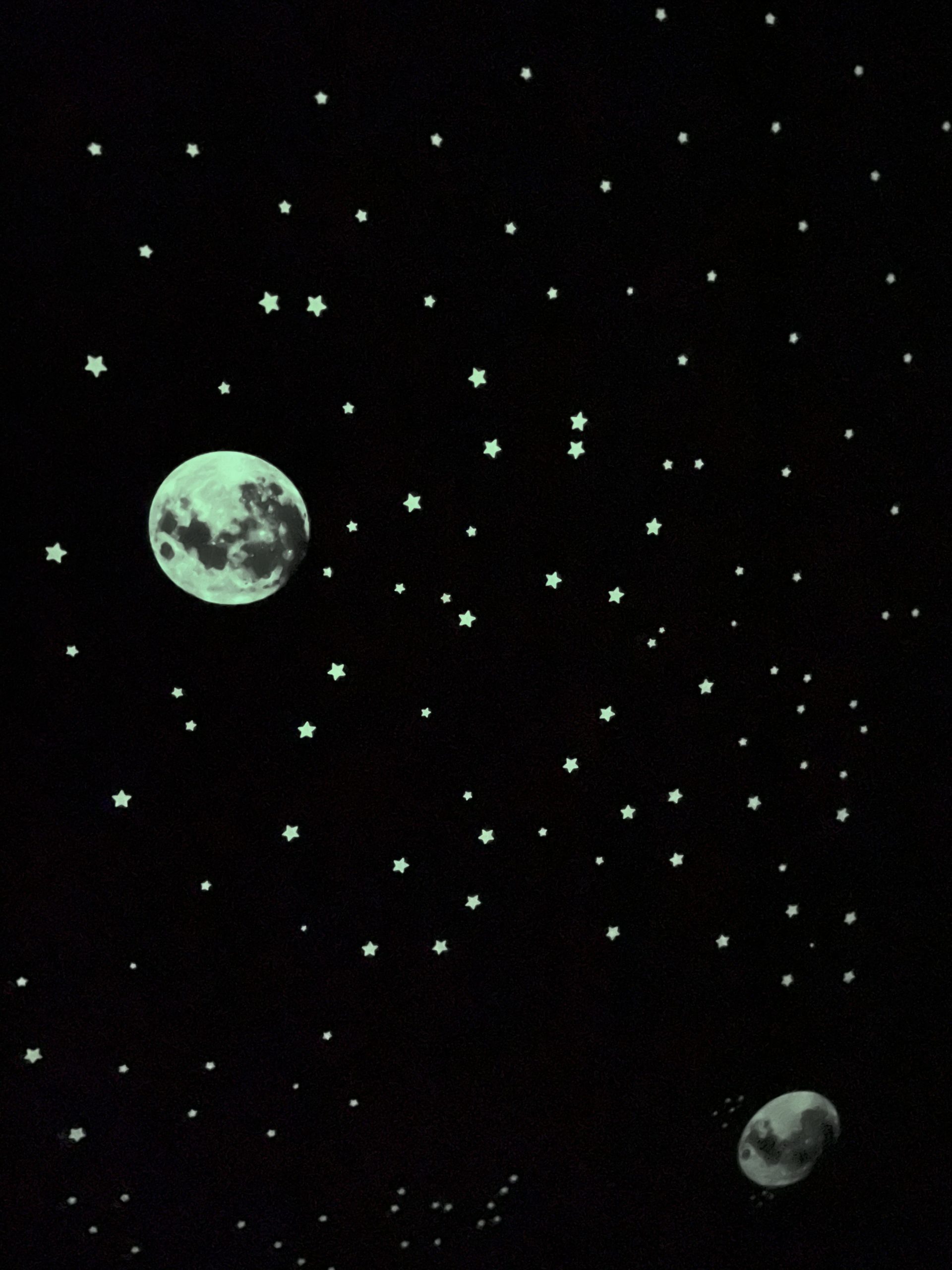 Glow in the Dark Ceiling Stars Create a Realistic Night Sky Star