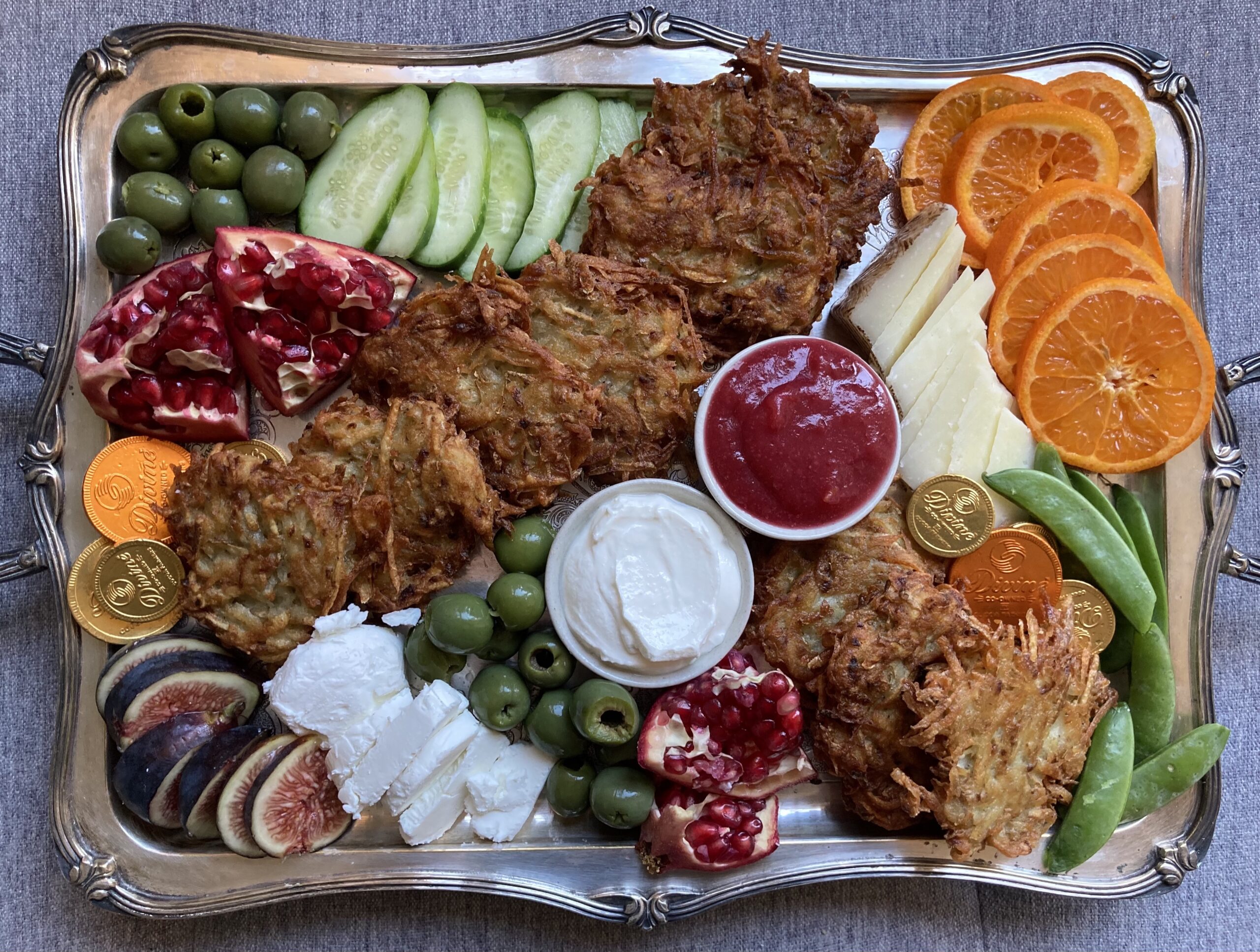 Hanukkah Latke Bar with Toppings Recipe