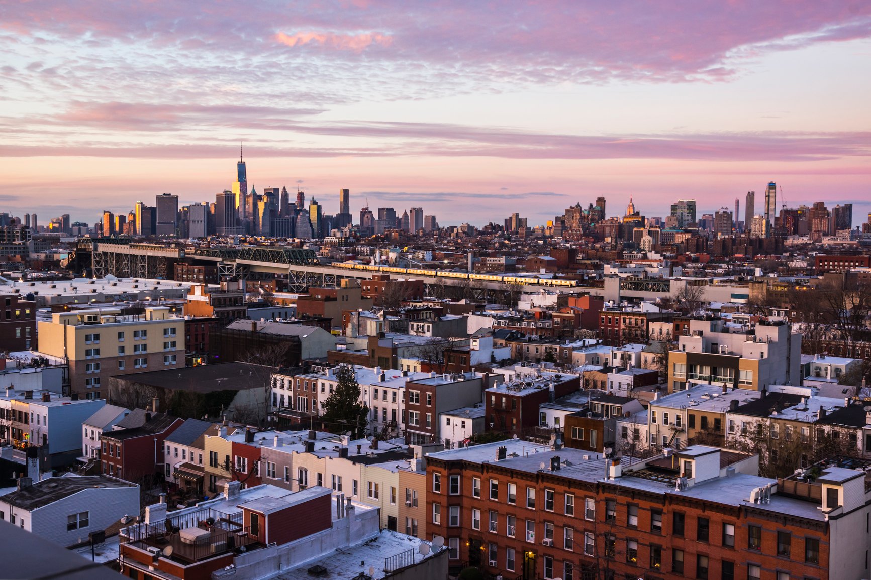 Puesta de sol en Brooklyn