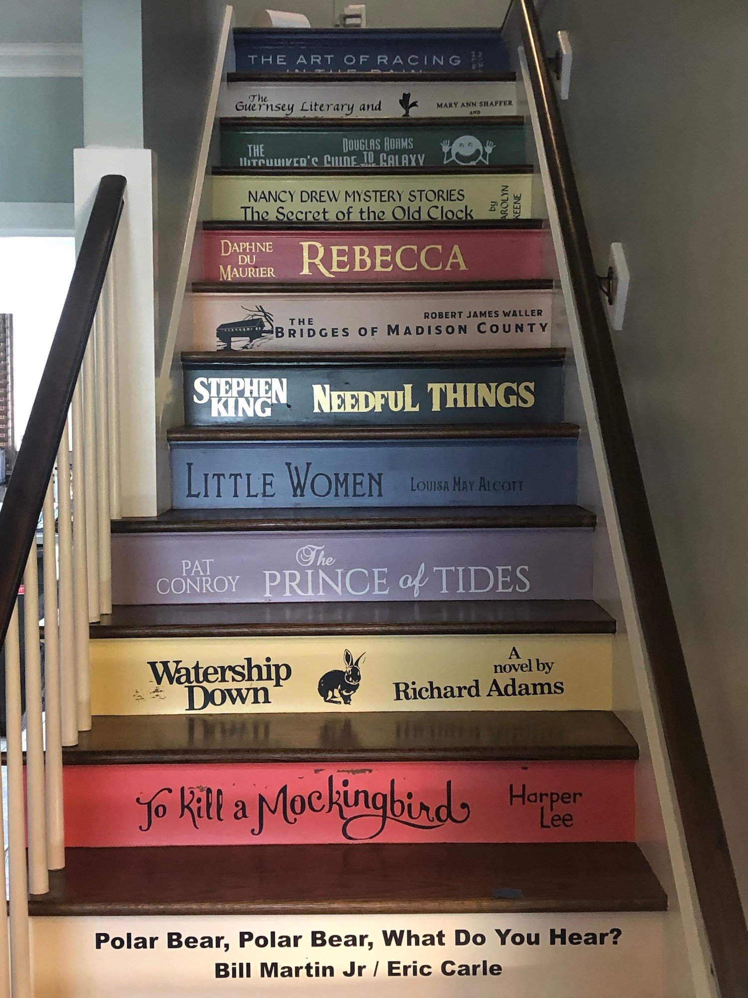 book stairs