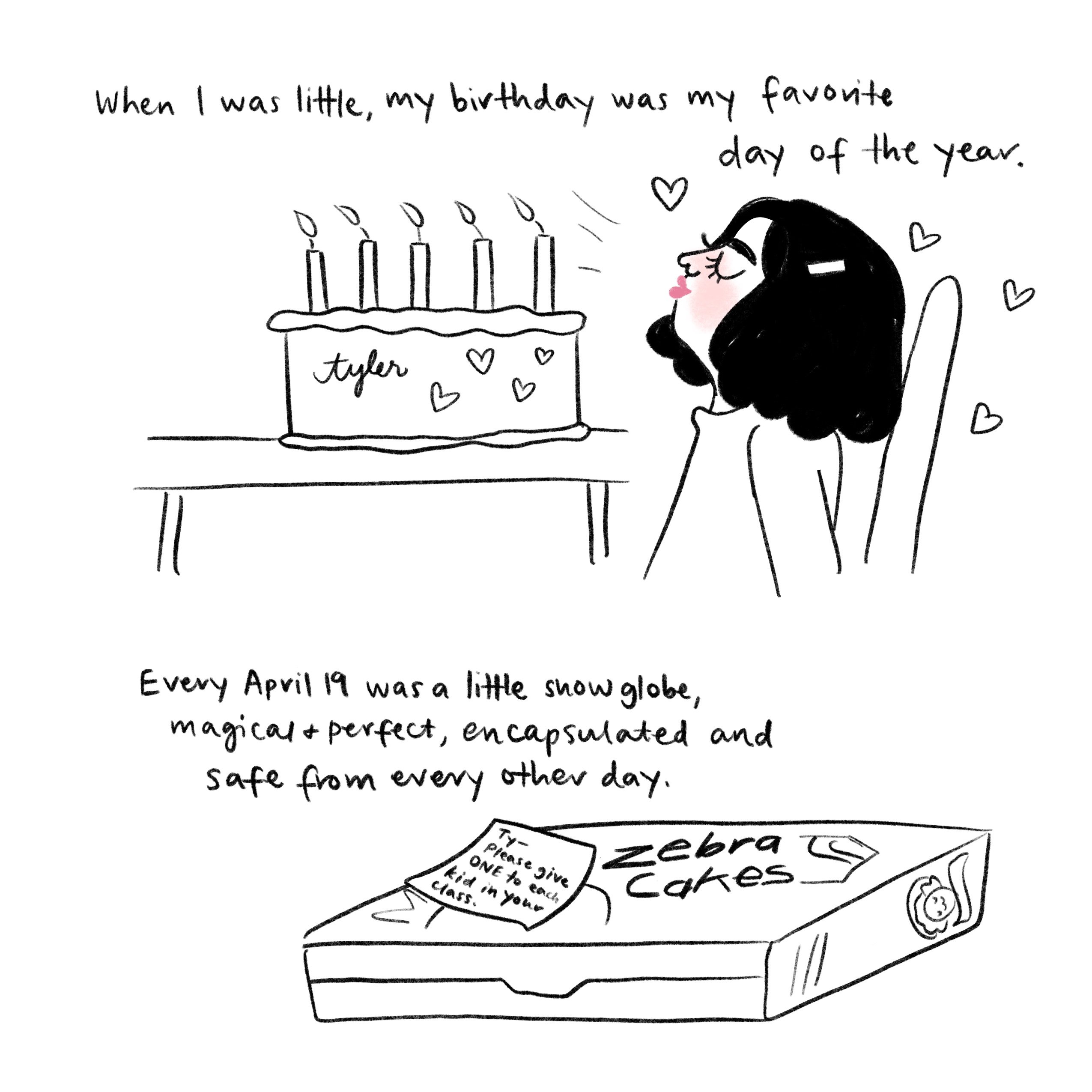 birthday comic by Tyler Feder