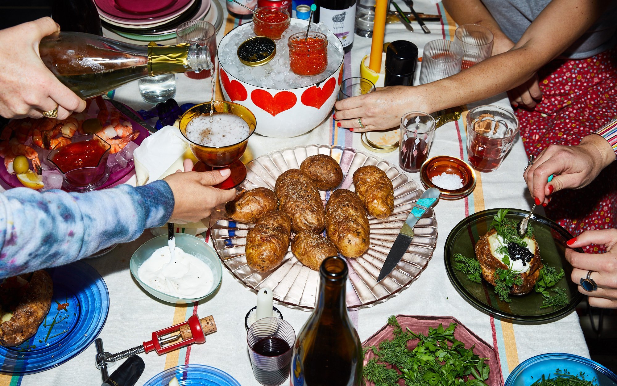 Alison roman baked potato bar