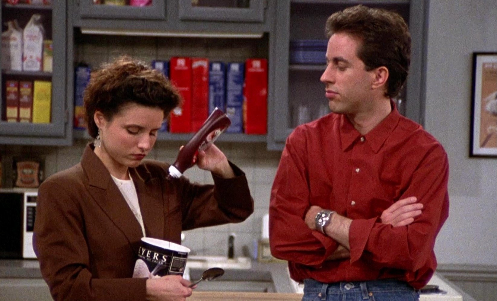 Seinfeld Elaine glass