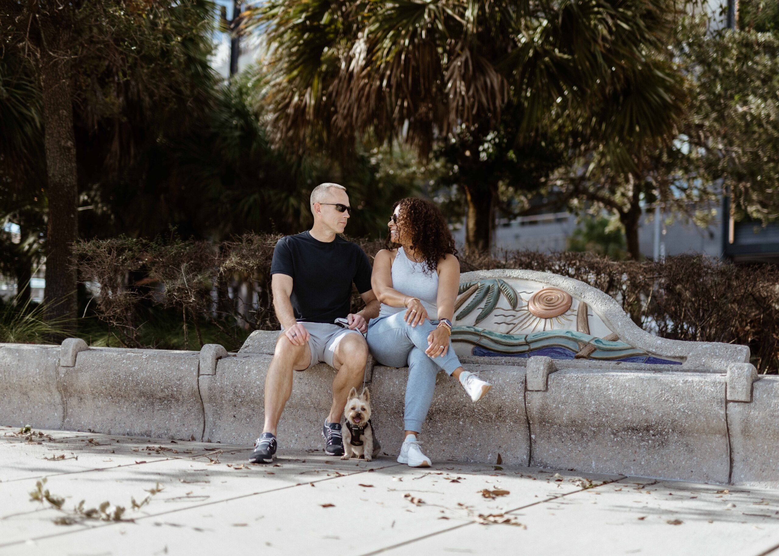 Three couples on interracial relationship