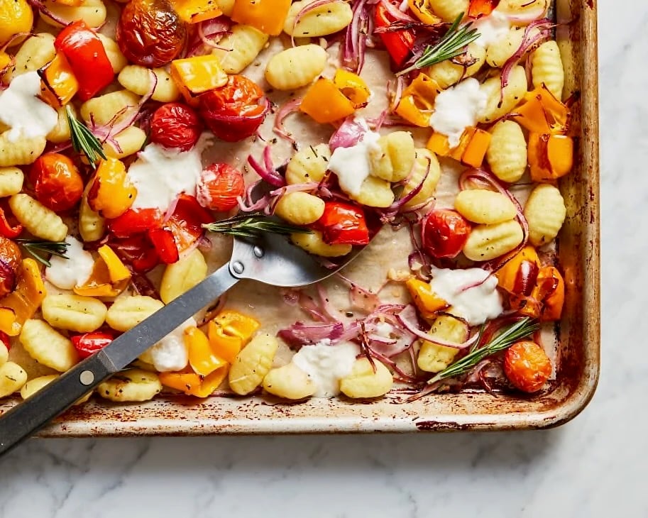 sheet pan gnocchi