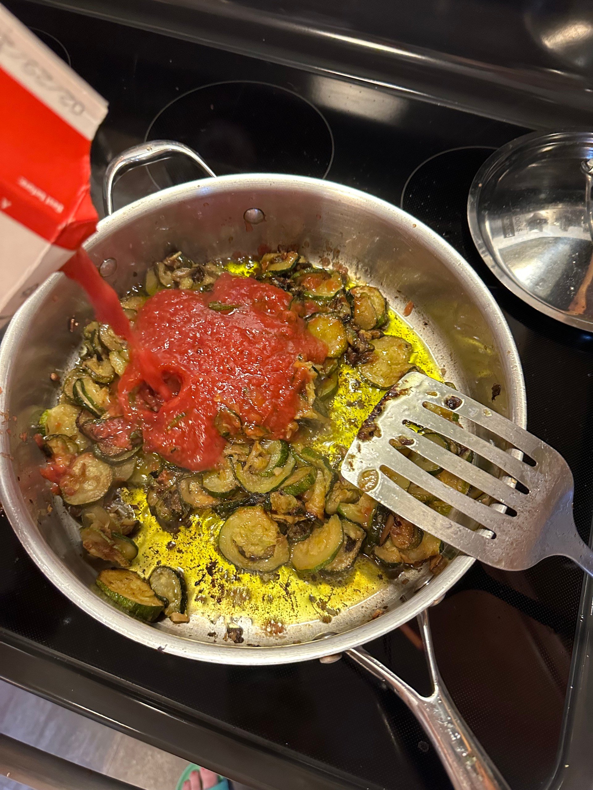 A great zucchini and tomato combination that goes with anything