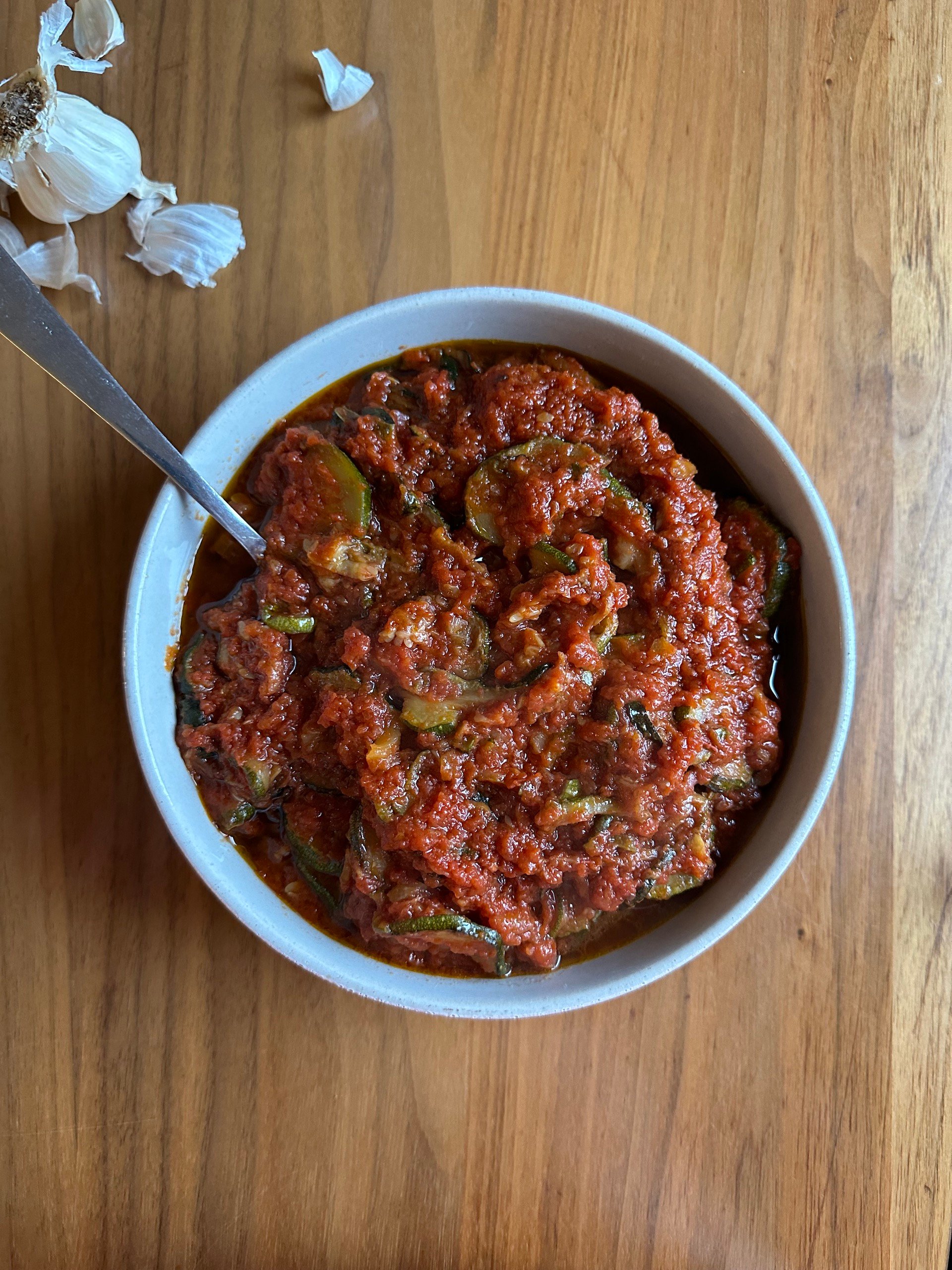 A great zucchini and tomato combination that goes with anything