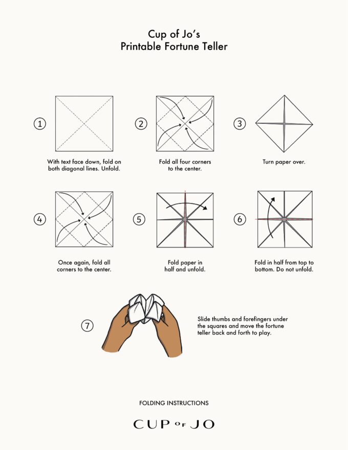 A Fortune-Telling Party Game | Cup of Jo