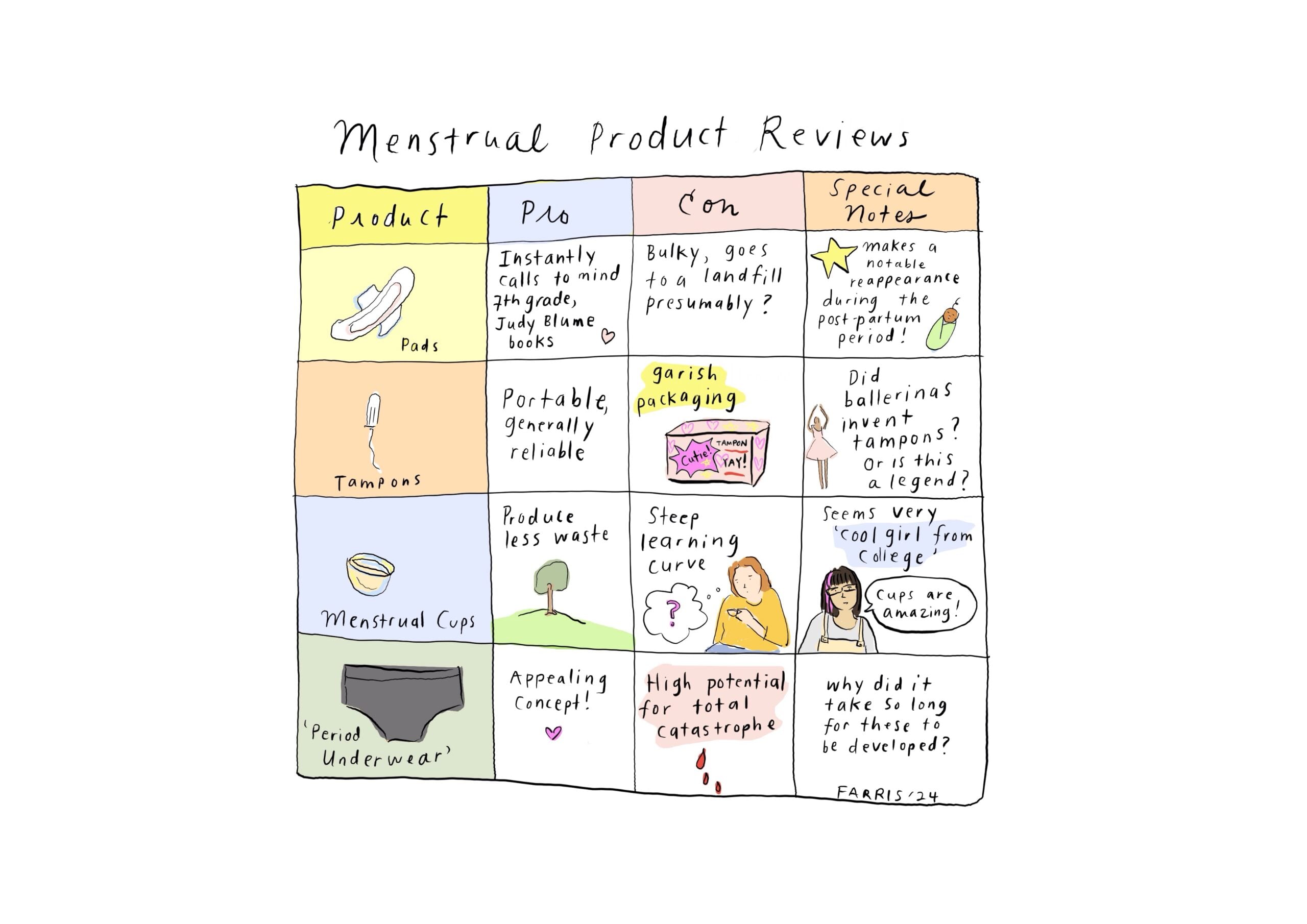 Menstrual Product Reviews