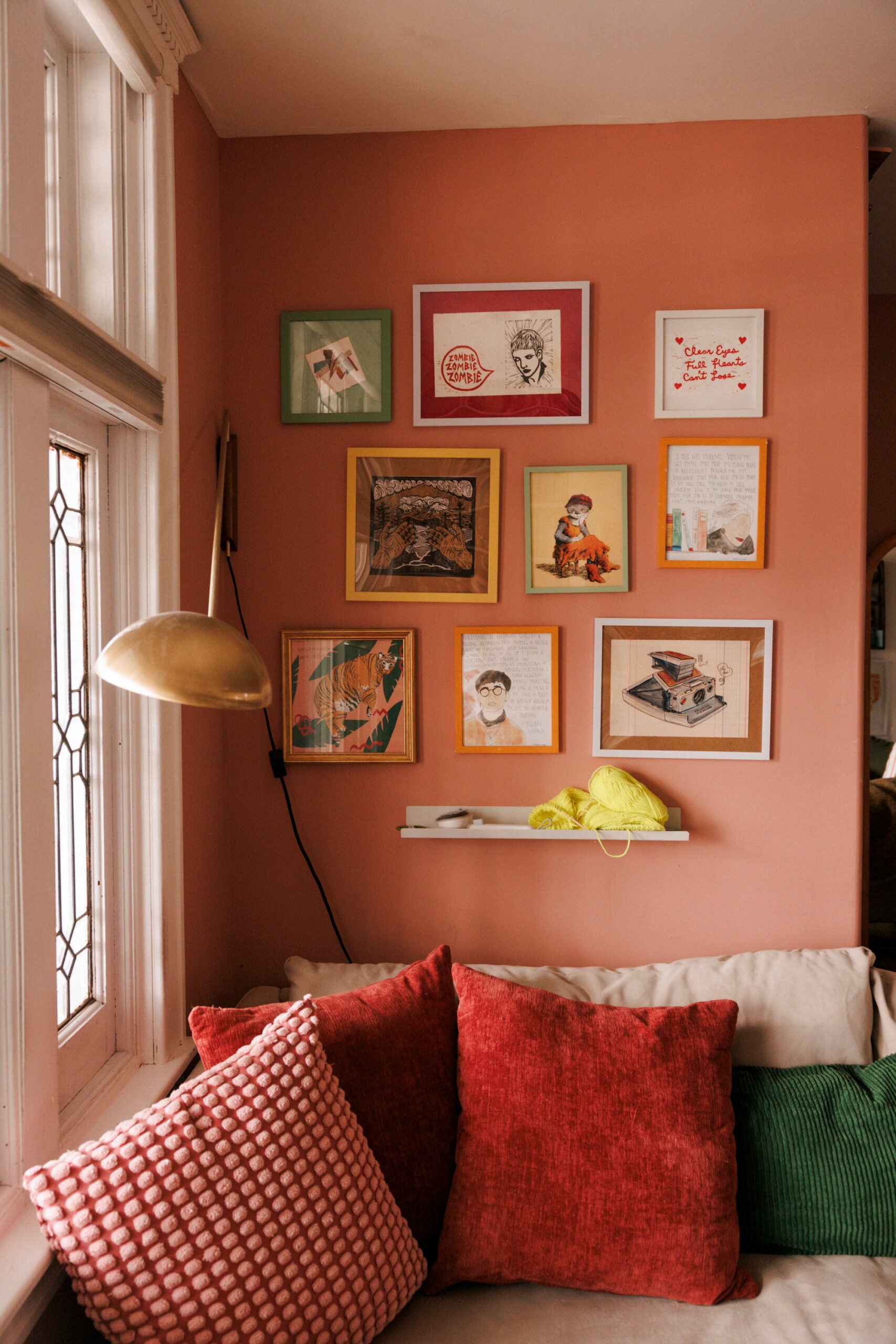 Emma Copley Eisenberg's Colorful Philly House With Books, Three Cats, and Herbal Tea on Tap