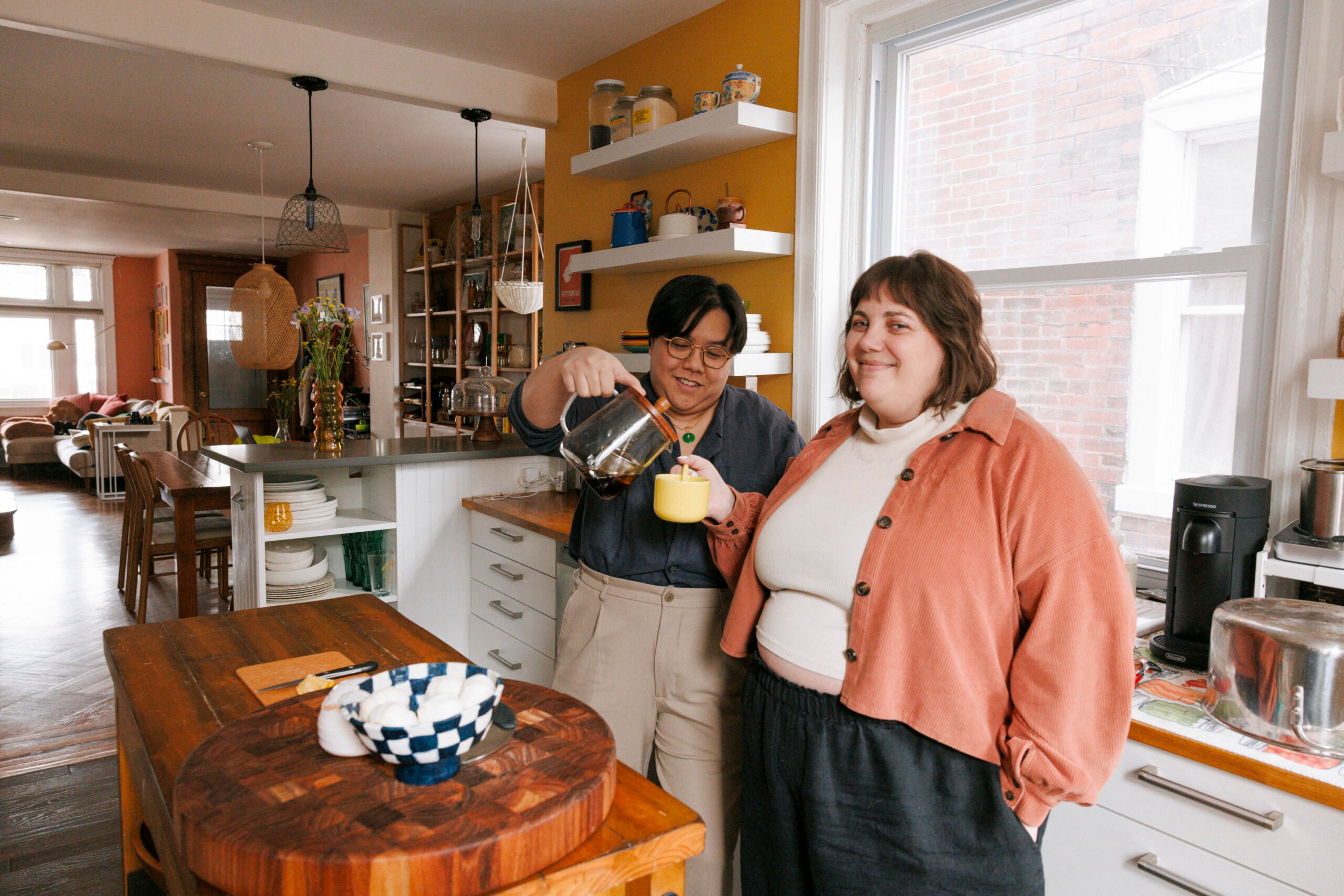 Emma Copley Eisenberg's Colorful Philly House With Books, Three Cats, and Herbal Tea on Tap