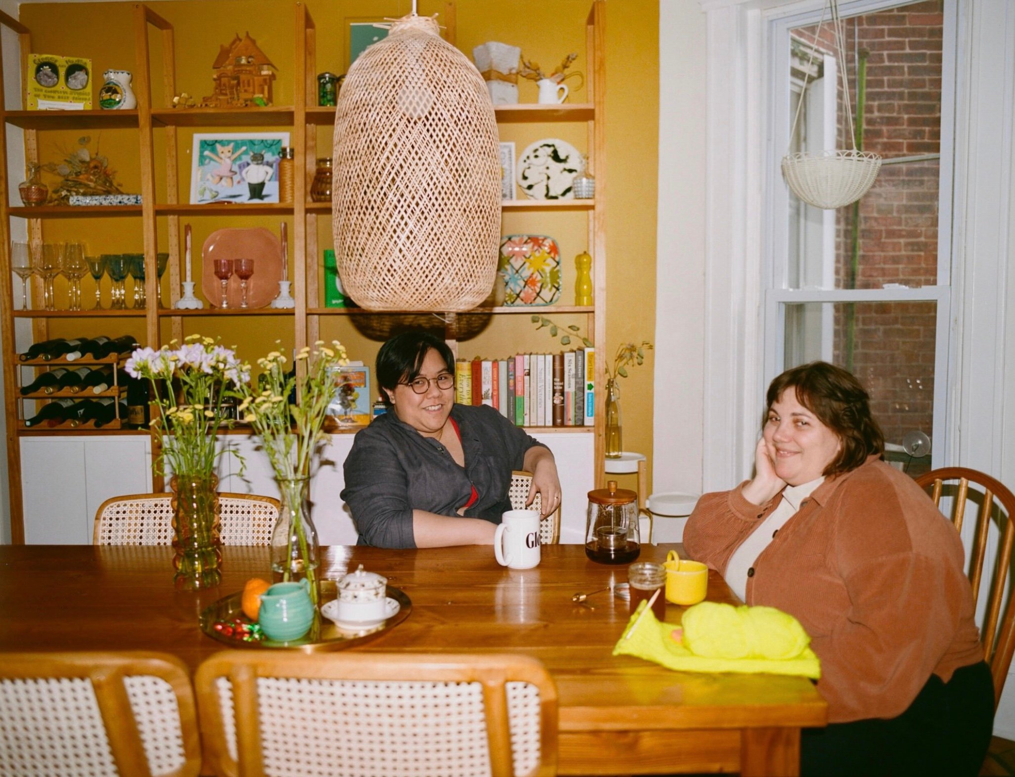 Emma Copley Eisenberg's Colorful Philly House With Books, Three Cats, and Herbal Tea on Tap