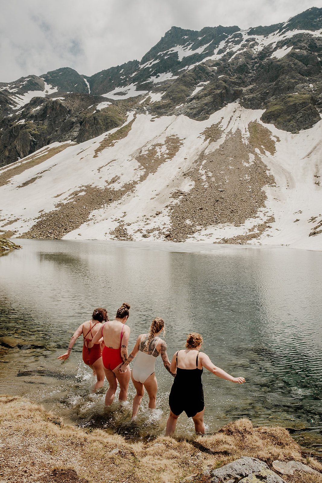 Austria alps hiking wedding elopement