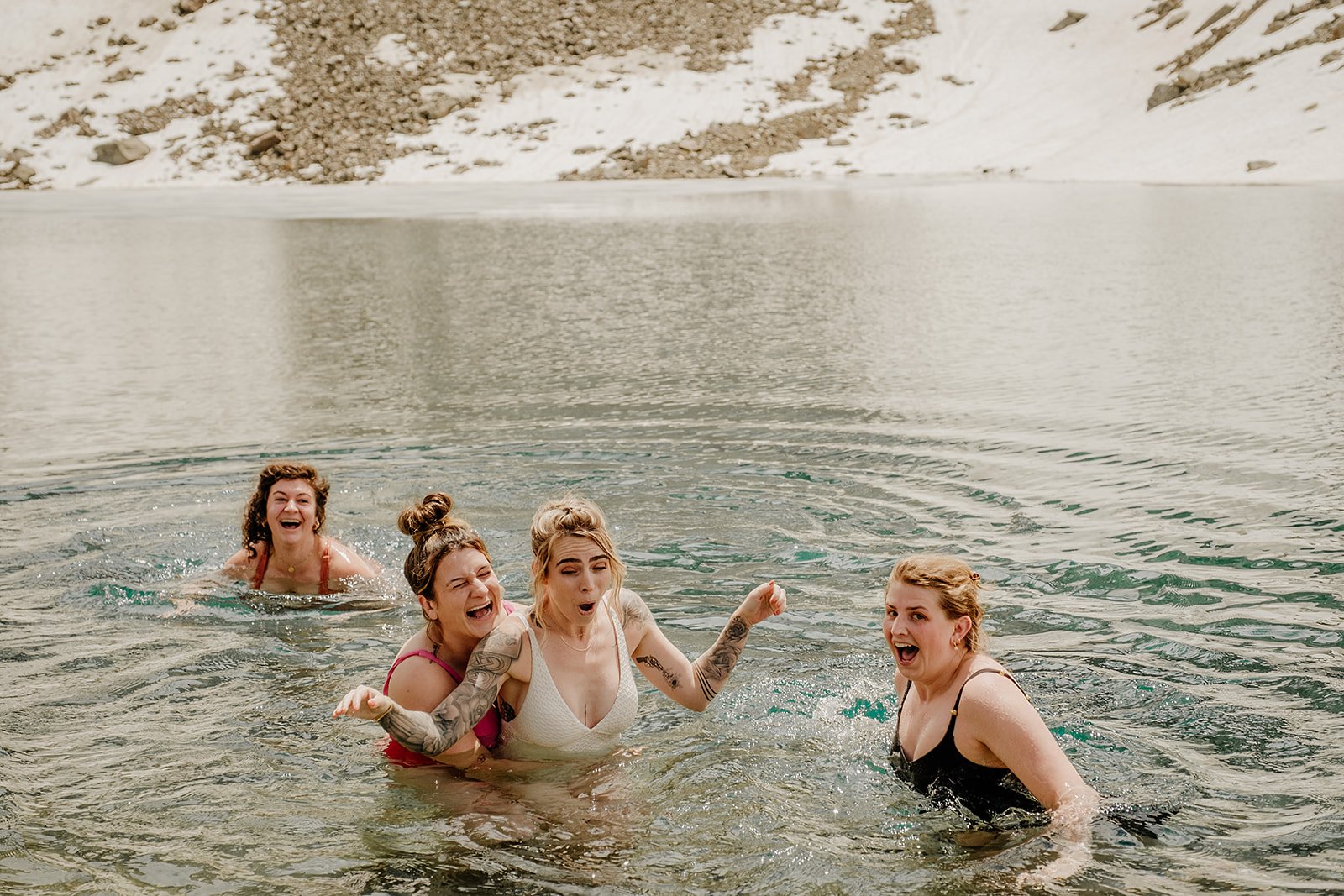 Austria alps hiking wedding elopement