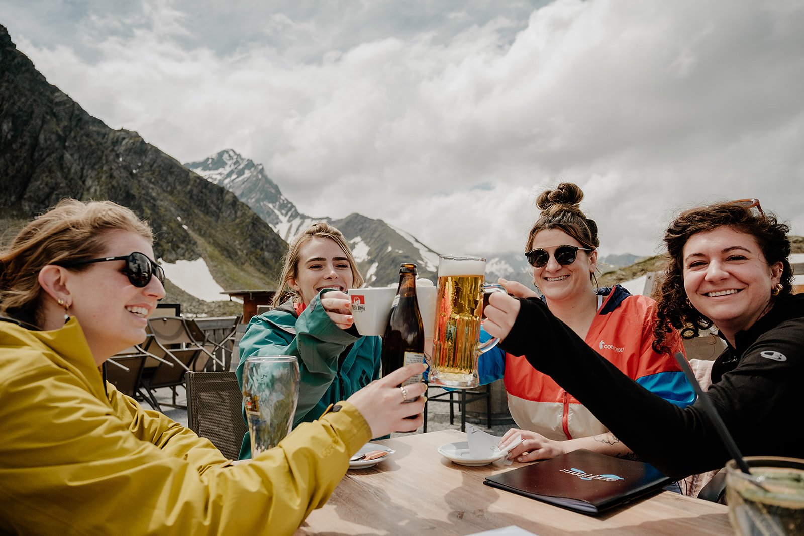 Austria alps hiking wedding elopement