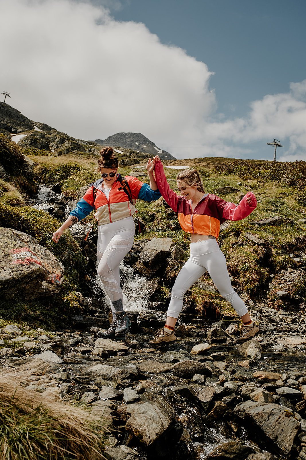 Austria alps hiking wedding elopement