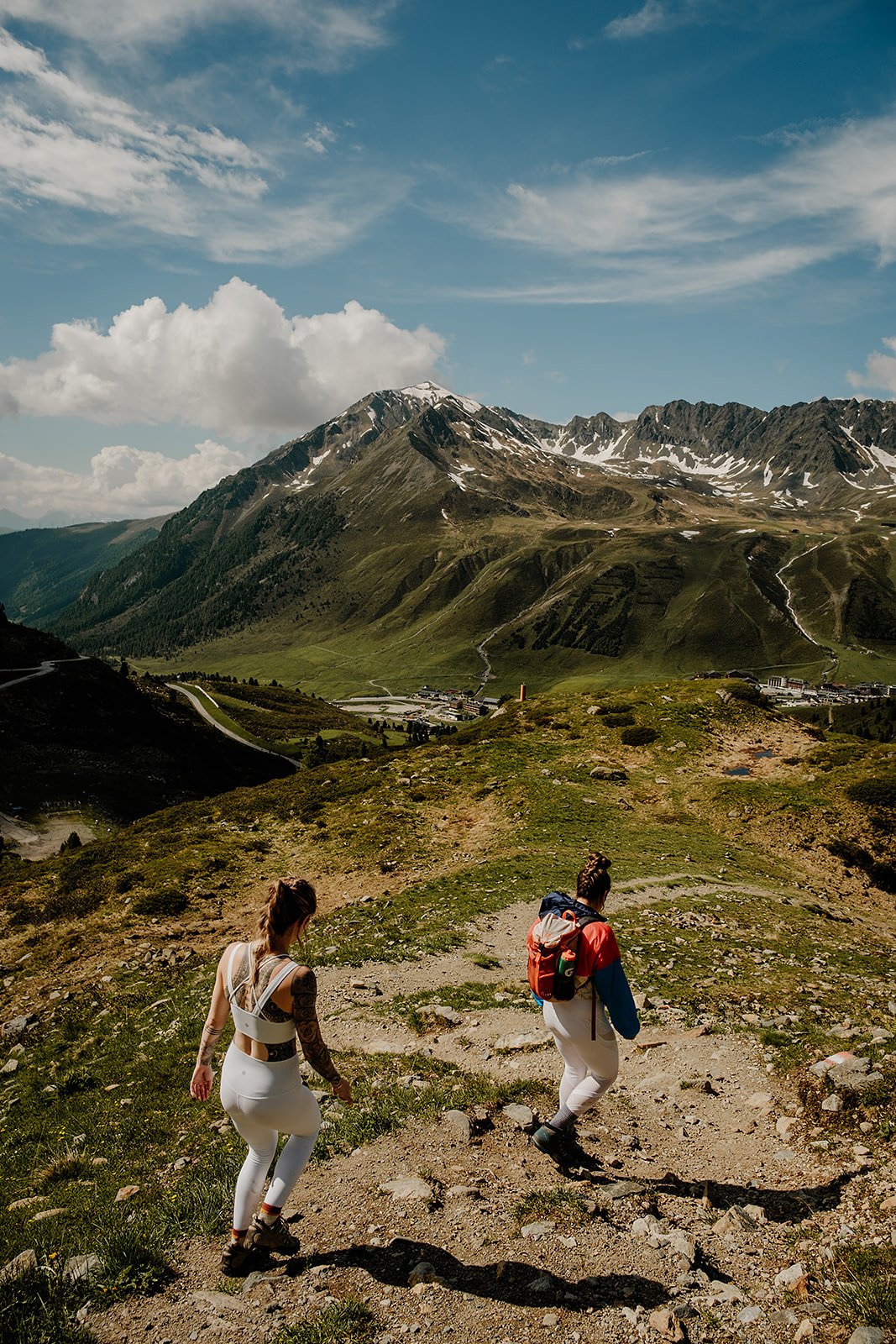 Austria alps hiking wedding elopement