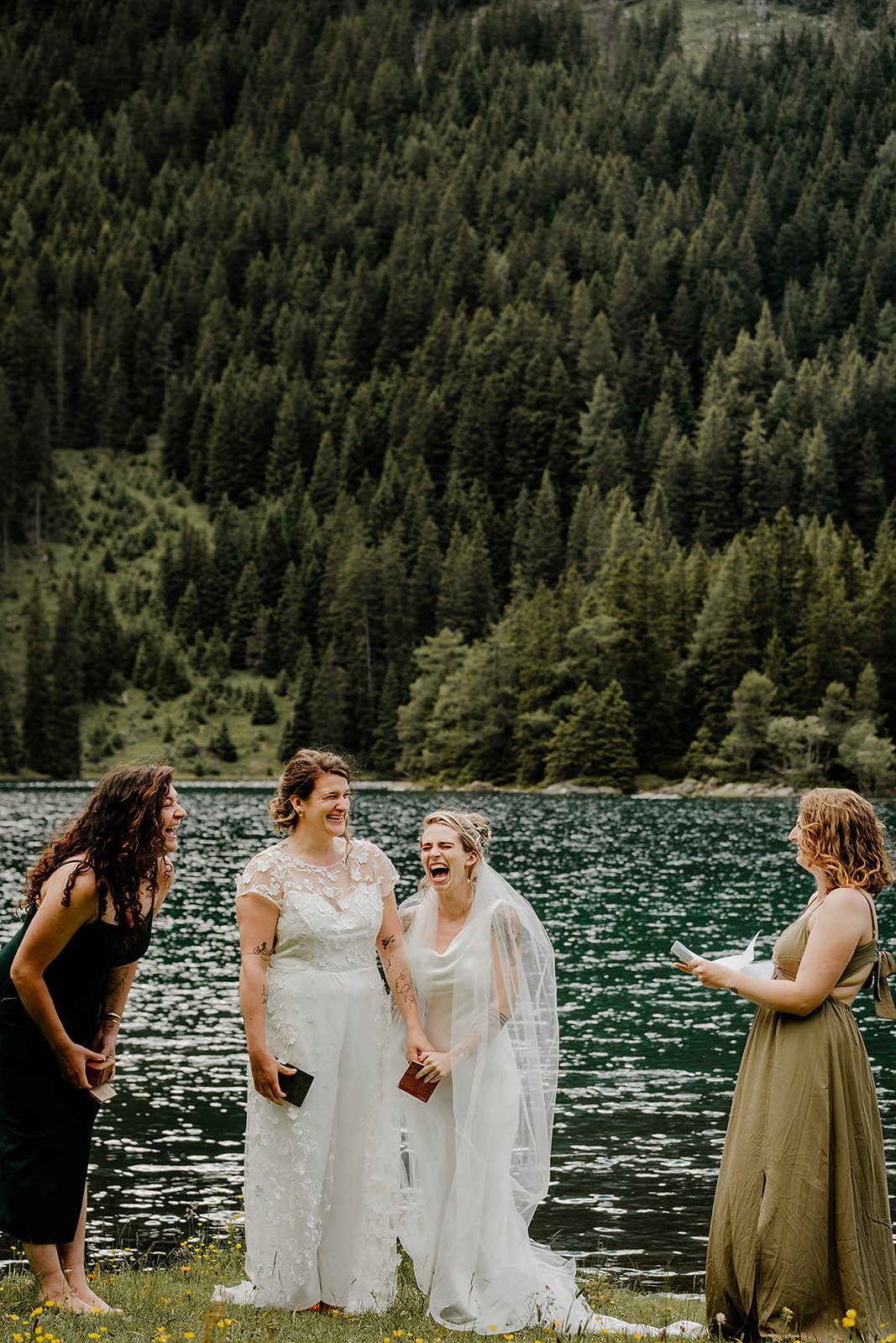 Austria alps hiking wedding elopement