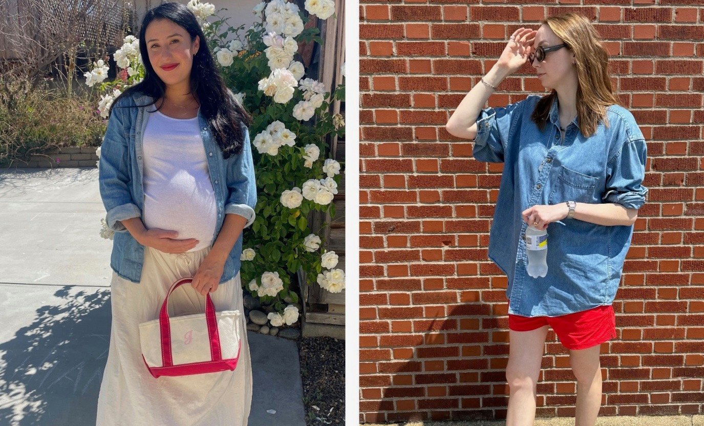 Two Summer Pregnancy Wardrobes | Cup of Jo Two Summer Pregnancy Wardrobes | Cup of Jo