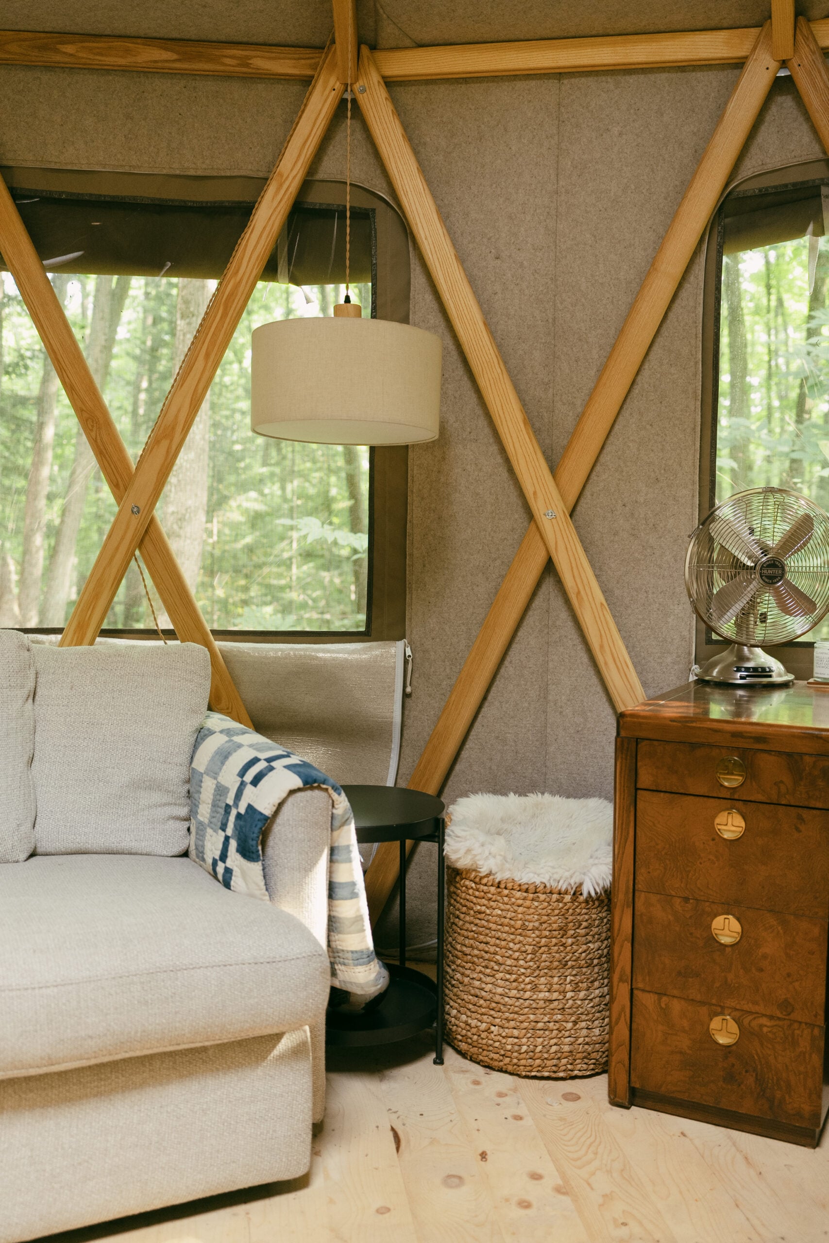 Elaina Jindra Yurt House Tour