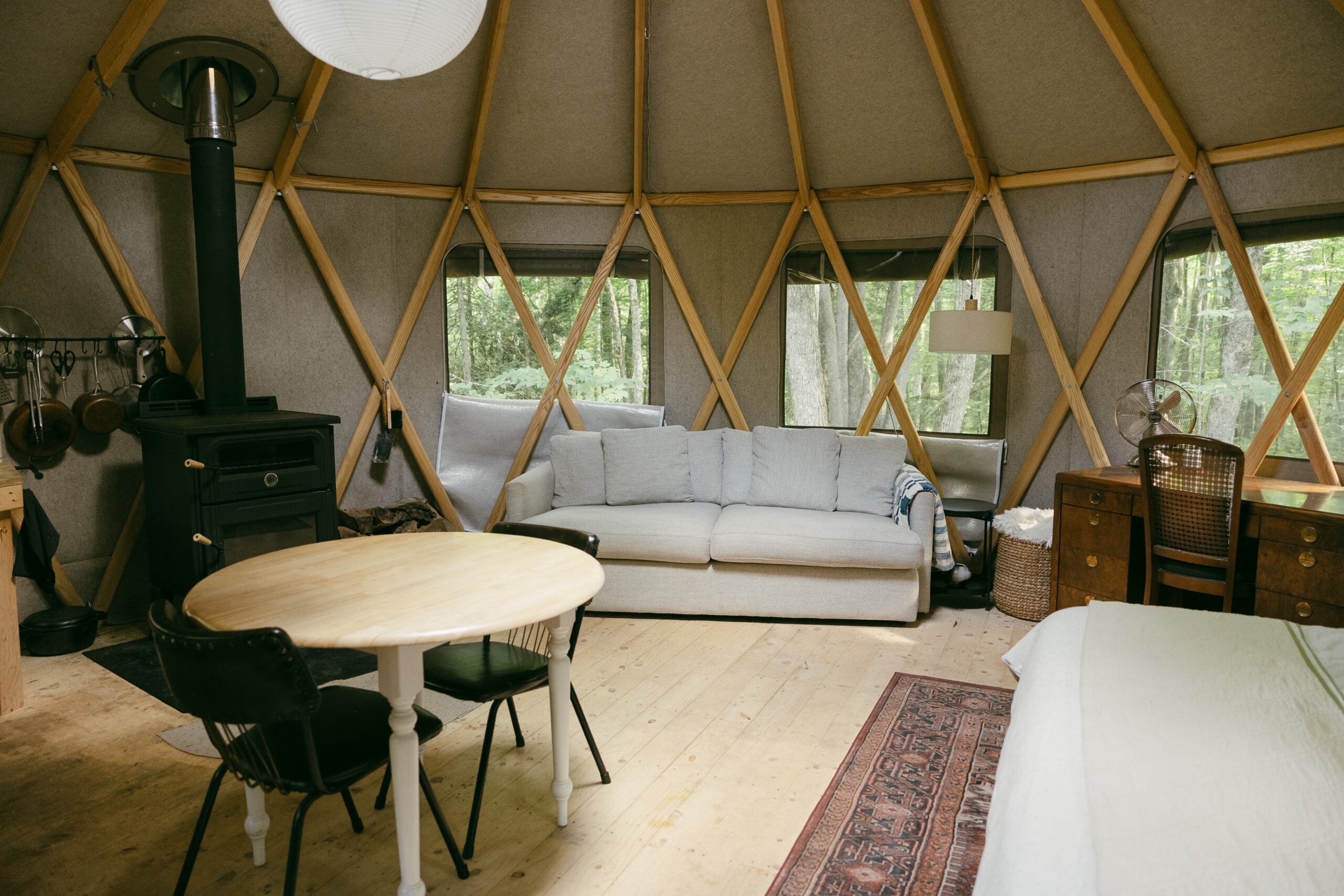 Elaina Jindra Yurt House Tour