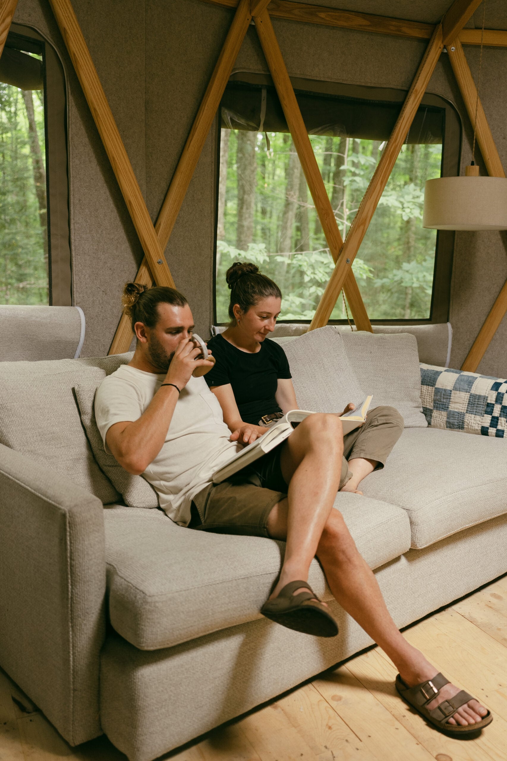 Elaina Jindra Yurt House Tour