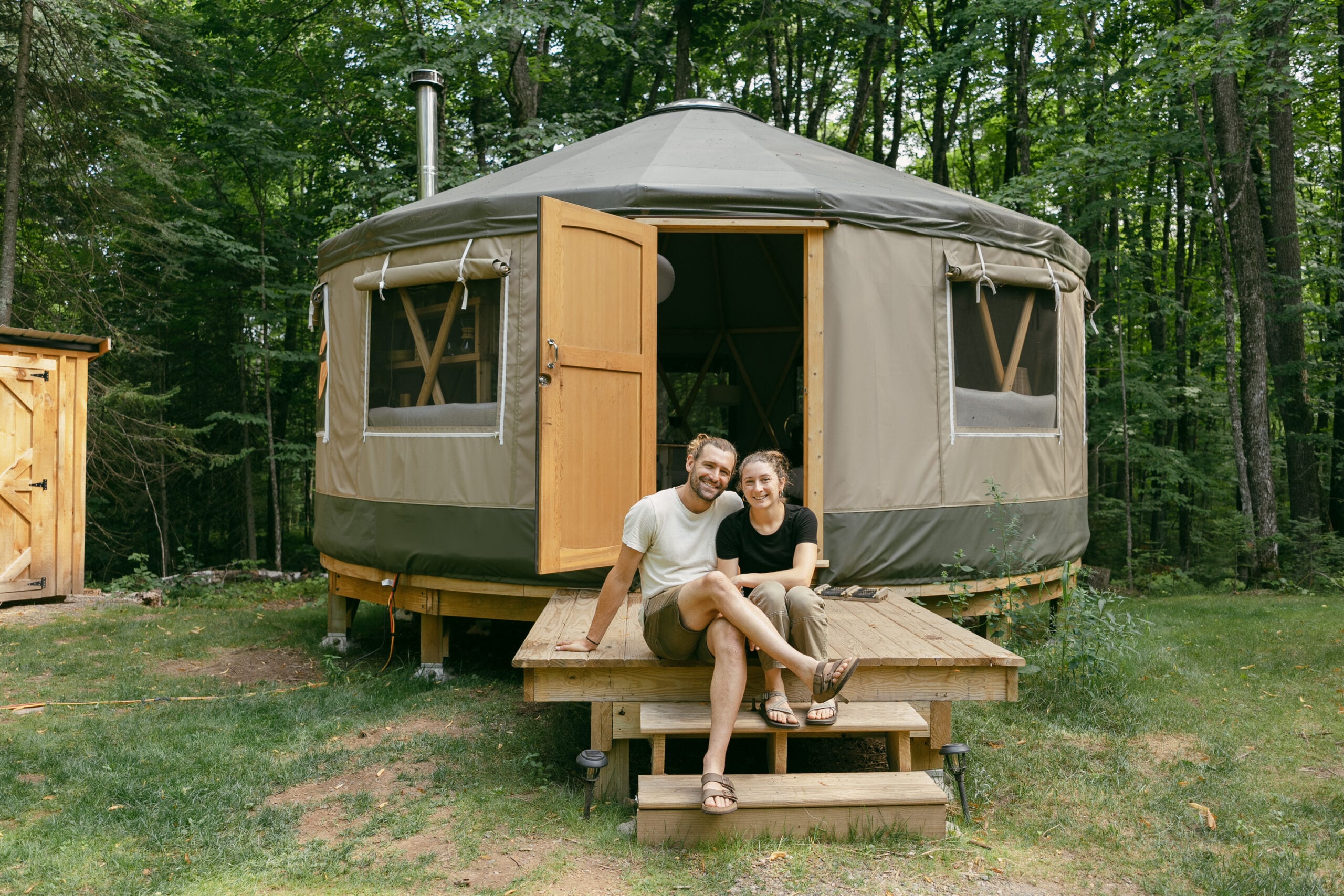 Elaina Jindra Yurt House Tour