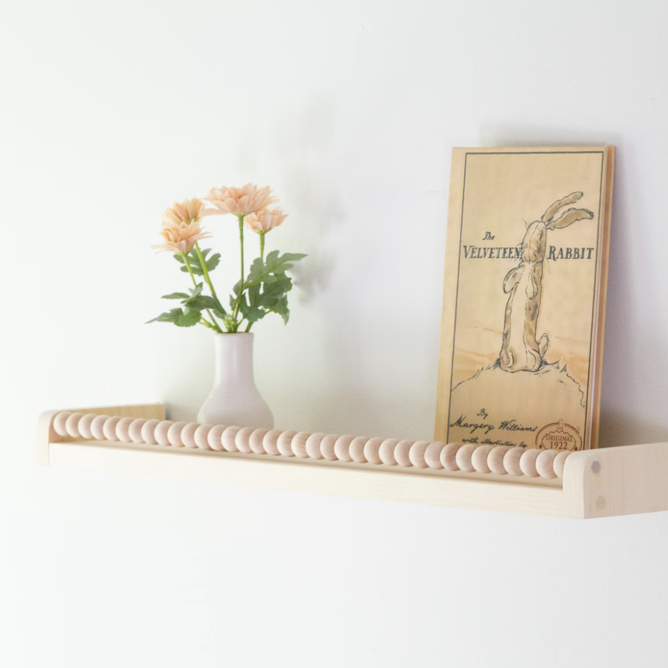 wooden shelf