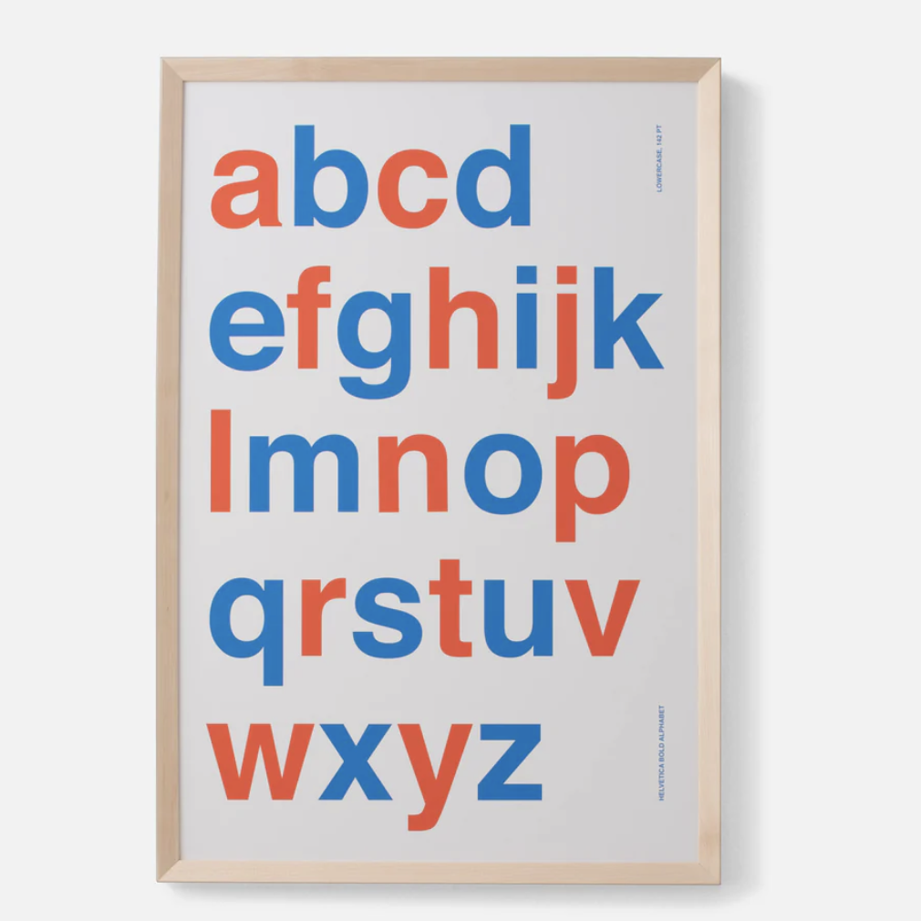 alphabet print