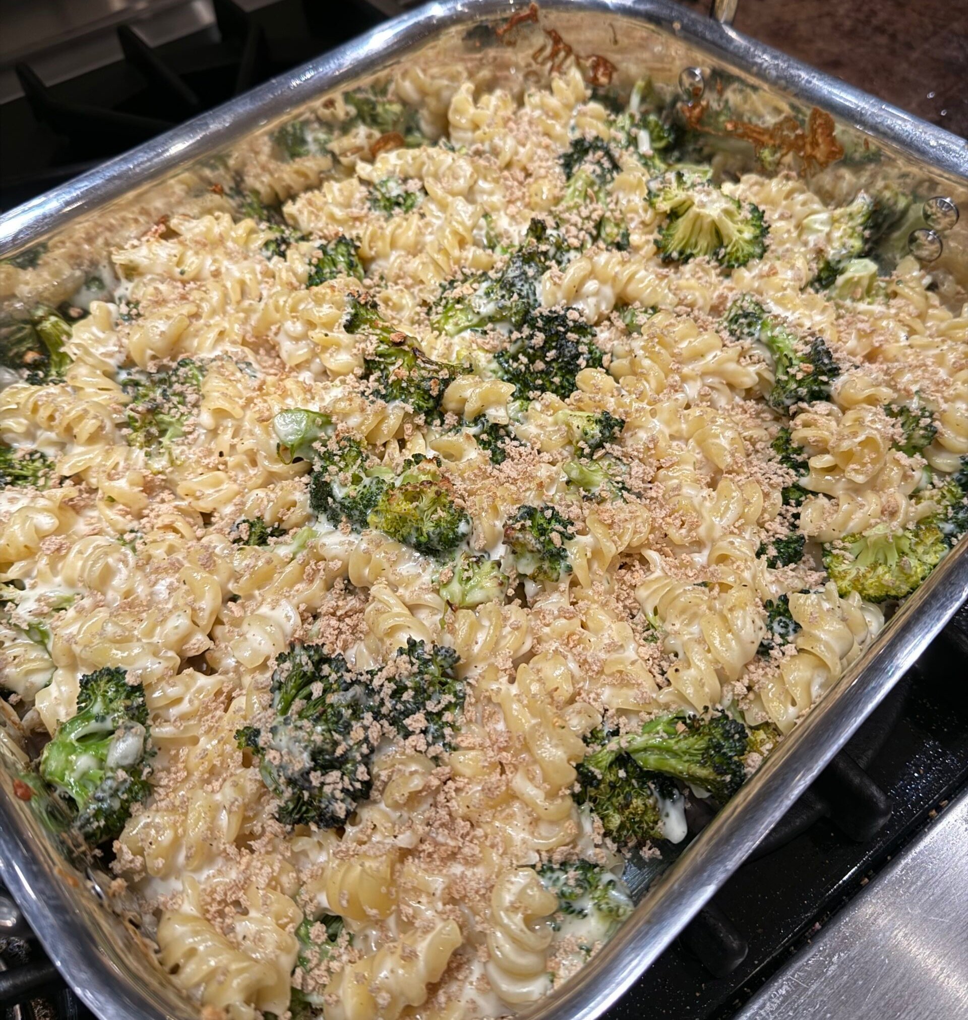 Mac n formaggio con broccoli