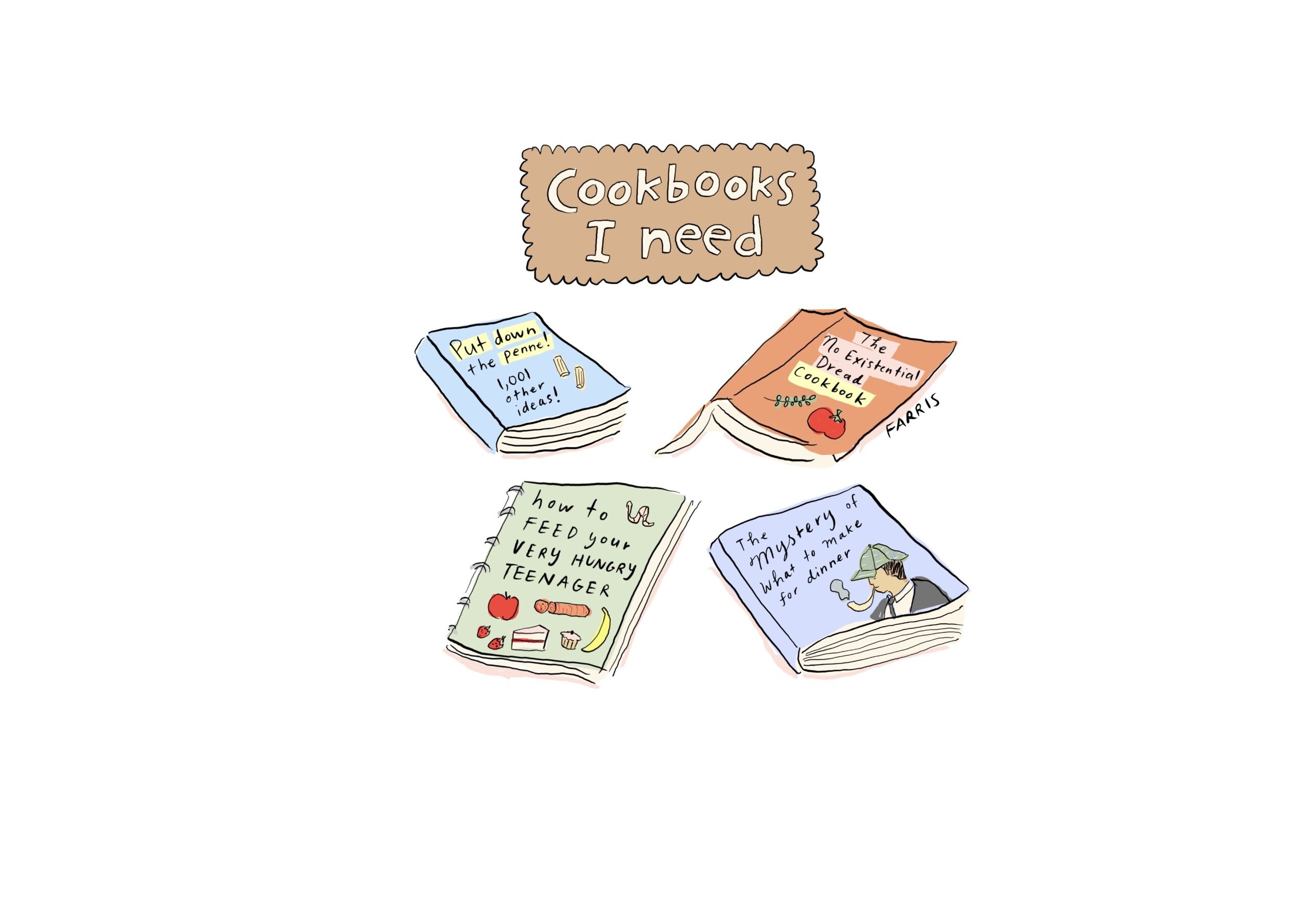 Kookboeken die ik nodig heb