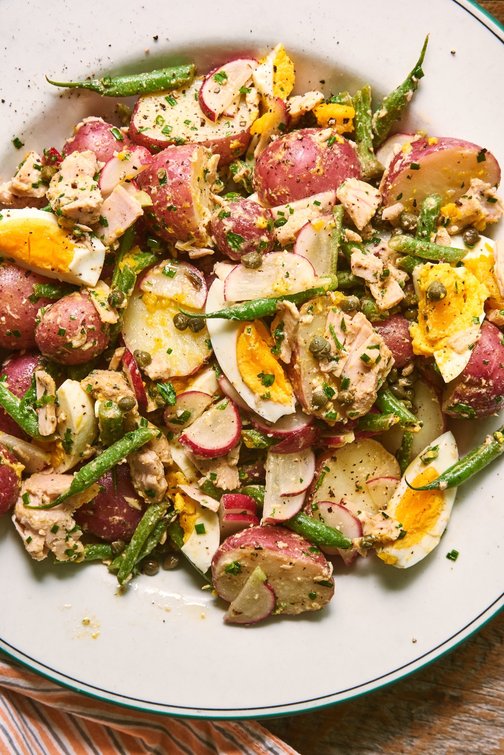Nicoise aardappelsalade