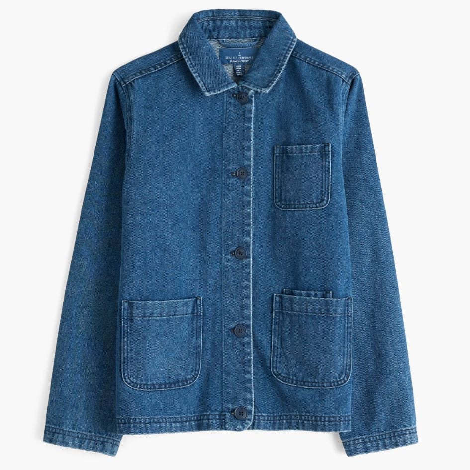 seasalt Cornwall chore coat denim