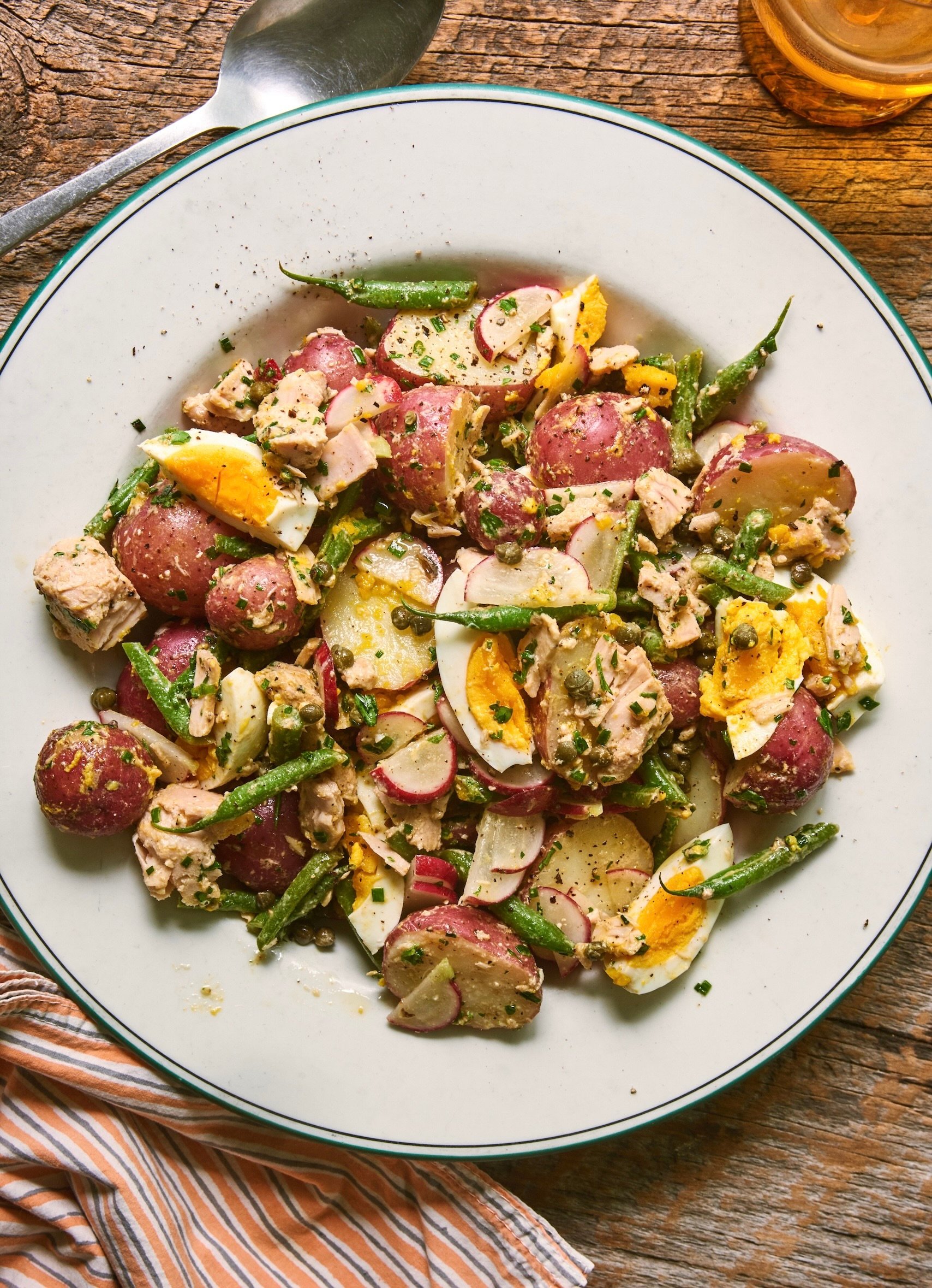 Nicoise aardappelsalade