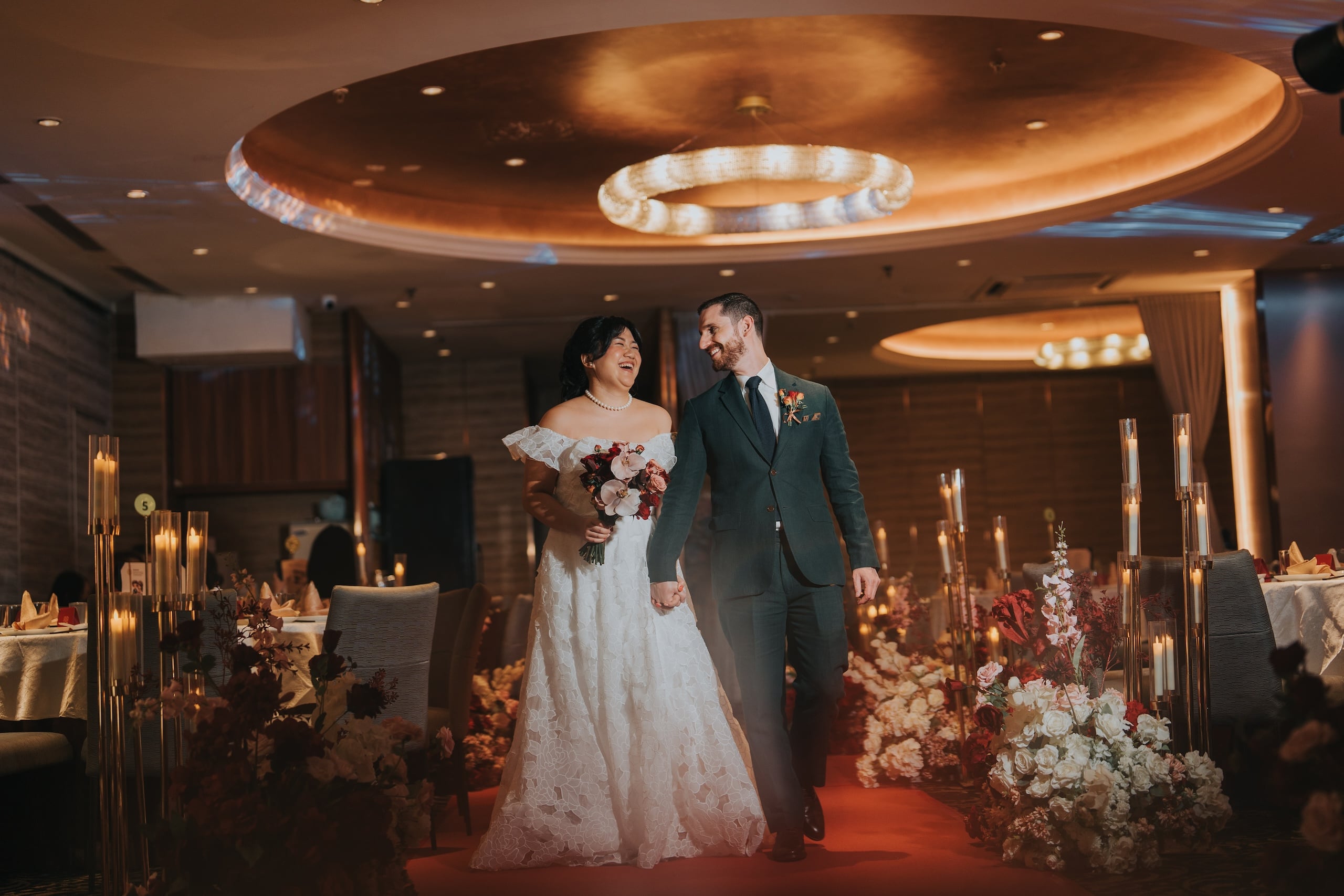Tiffany & Ben's Joyful Weddings In Brooklyn And Kuala Lumpur